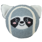 Кучешка играчка Zolux Tennis ball S Raccoon тенис топка във формата на енот със свирка